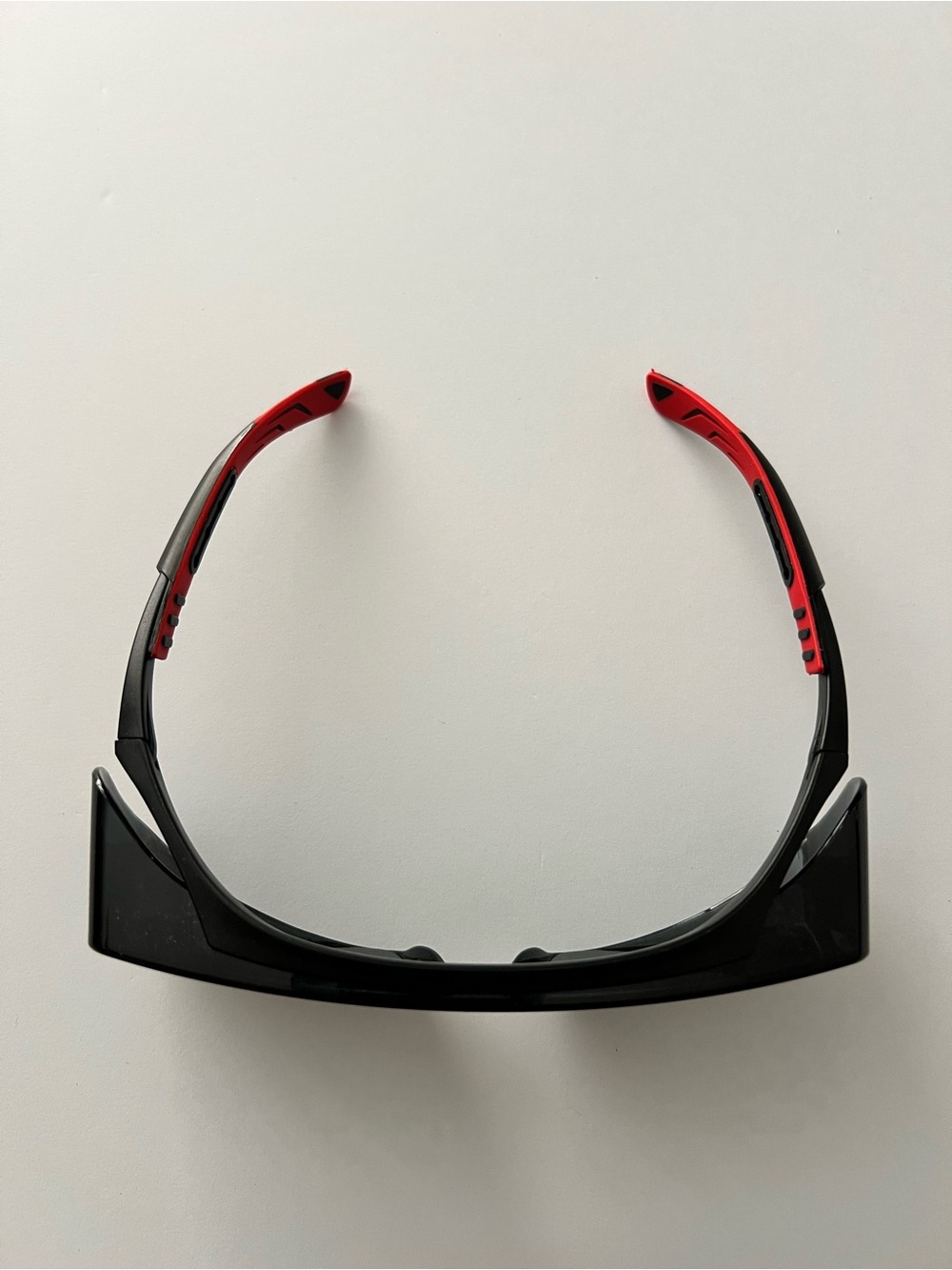Fimoson Safety Shield Sunglasses Black with Red Arms Can Fit Over Glasses 2 Pack - Picture 3 of 5